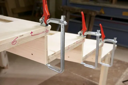 Miniatura 3 de Bessey GSH12 Abrazadera de palanca Classix Gsh 4.72In/2.362 in, Plata/Rojo