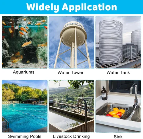 Miniatura 7 de Paquete de 1 válvula de flotador para tanque de agua, válvula de flotador de agua de 1/2 a 3/4 pulgadas, válvula de flotador de acero inoxidable 304