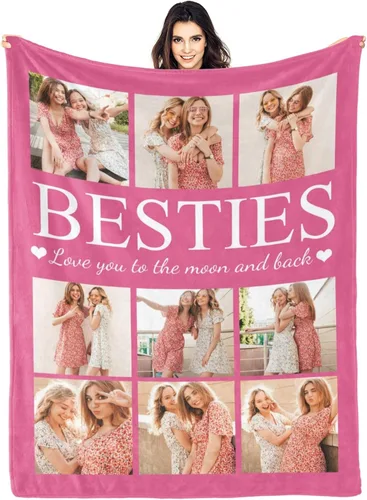 Miniatura 15 de envía al día siguiente, manta personalizada con texto en imagen, manta personalizada de foto, manta de franela personalizada, regalos personalizados