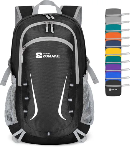 Zomake - Mochila de senderismo plegable resistente al agua, mochila ligera de 40 litros para viajes, mochila plegable | Backpacks, Collapsible,