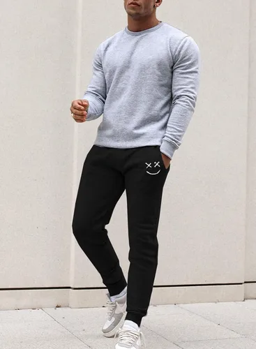 Miniatura 5 de Renaowin Pantalones deportivos para hombre, ligeros, ajustados, con cordón en la cintura, con bolsillos, para entrenamiento, correr, gimnasio, a