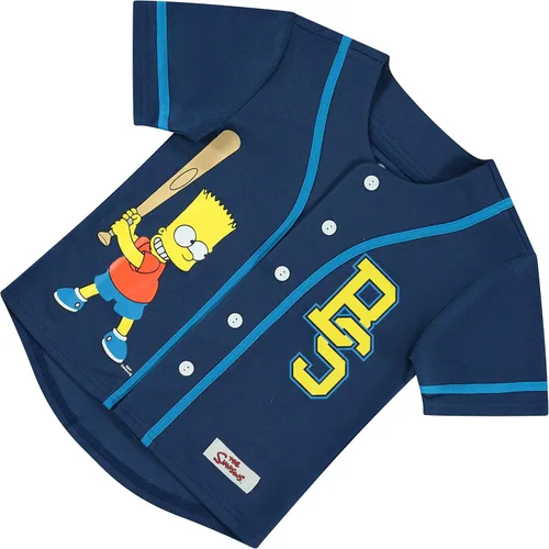 Miniatura 6 de The Simpsons Homer, Bart, Lisa - Camiseta de béisbol de malla con botones para niños