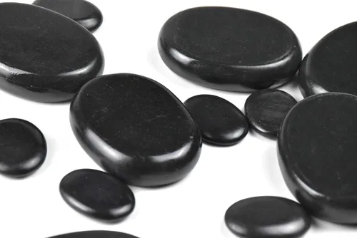 Miniatura 4 de Juego de 16 piedras de masaje caliente grandes, piedras naturales de lava para aliviar el dolor de SPA 8868