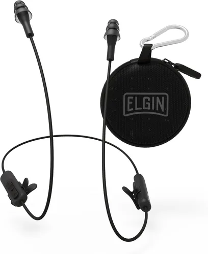Miniatura 8 de Auriculares Elgin Ruckus inalámbricos Bluetooth con protección auditiva, 25 dB NRR, micrófono con cancelación de ruido, batería de 12 horas, a
