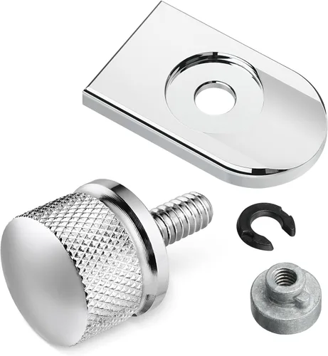 Miniatura 9 de Amazicha - Tornillo de montaje con tapa para perno de asiento para Harley Davidson, compatible con guardabarros 1997-2024