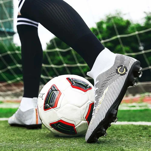 Miniatura 5 de Zapatos deportivos de fútbol para niños y hombres, tenis de fútbol para equipo de fútbol, ligeros, para correr, al aire libre, cómodos