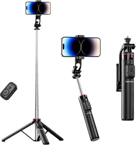 Miniatura 8 de Beauty Creator - Trípode de teléfono con luz – Trípode de teléfono de 53 pulgadas para TikTok, maquillaje, transmisión en vivo y creación