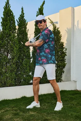 Miniatura 5 de Camisas polo divertidas para hombre de los años 80, camisas de golf de secado rápido que absorben la humedad, divertidas camisas polo de golf
