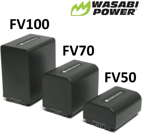 Miniatura 3 de Wasabi Power Batería (paquete de 2) y cargador para Sony NP-FV30, NP-FV40, NP-FV50 y Sony DCR-SR15, SR21, SR68, SR88, SX15, SX21, SX44, SX45, SX63
