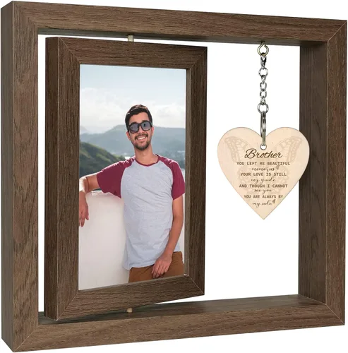 EYITUPC Regalos de condolencias por la pérdida del hermano, marco conmemorativo en memoria del hermano, regalos de duelo en recuerdo de hermano,
