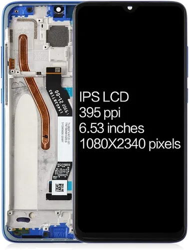 Miniatura 2 de A-MIND Para XiaoMi Redmi Note 8 Pro 6.53 pulgadas Pantalla táctil digitalizador LCD Kit de reemplazo de montaje con protector de Azul