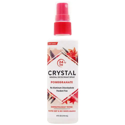 Crystal Essence Desodorante Mineral Body Spray Granada - 4 fl oz
