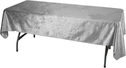 Miniatura 30 de Efavormart - Mantel rectangular de terciopelo negro prémium de 60 x 102 pulgadas para eventos de fiesta de boda