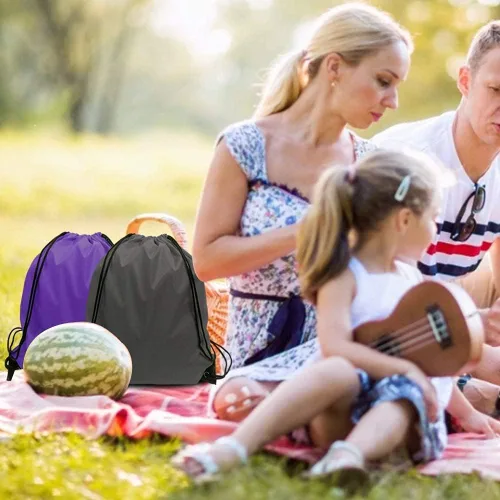 Miniatura 7 de Bolsas con cordón a granel 48 unidades mochila con cordón a granel bolsas de cordón para la escuela gimnasio