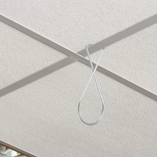 Miniatura 5 de Outus Paquete de 30 clips de gancho para azulejos de techo, barra en T, clips de techo para oficina, aula, decoración del hogar y boda, letrero