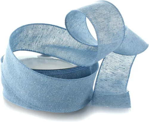 Miniatura 4 de Ribbon Traditions 815 - Cinta de arpillera con cable de 2.5 pulgadas, color crema, 10 yardas