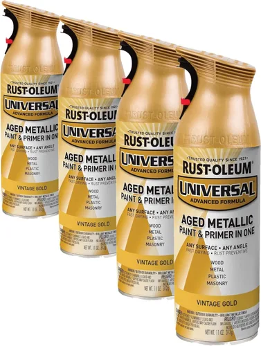Miniatura 64 de Rust-Oleum 245197 Pintura en aerosol universal para todas las superficies, 12 onzas, negro satinado