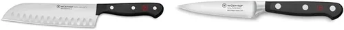 Miniatura 6 de Wusthof Gourmet - Cuchillo Santoku de borde hueco de 7 pulgadas con grabado personalizado, personalizado