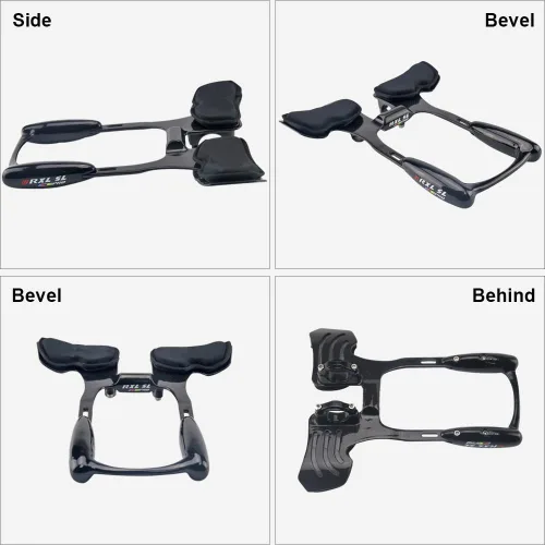 Miniatura 5 de Barras Aero de clip para bicicleta de carretera RXL SL Manillar ajustable TT Manillar de bicicleta Aero Barras TT Extensor de manillar
