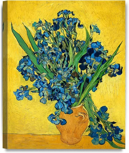 Miniatura 46 de Serie de pinturas de Vincent Van Gogh (favoritos). Reproducción de arte clásico de Van Gogh, impreso en lienzo Noche estrellada