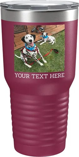 Miniatura 21 de Vaso personalizado de 30 onzas (17 colores) con foto impresa con aislamiento térmico de acero inoxidable recubierto de polvo con tapa, regalo