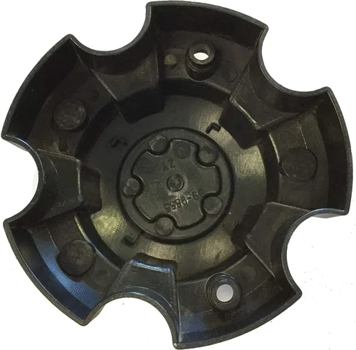 Miniatura 2 de Tapa central de rueda Ultra 5 Lug negro mate (cantidad 1) p/n # 89-9855 con pernos