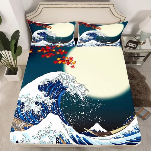 Miniatura 9 de Ropa de cama de 2 piezas, estilo rústico de granja, juego de ropa de cama para adolescentes y adultos, sábanas bajeras, ropa de cama ajustable