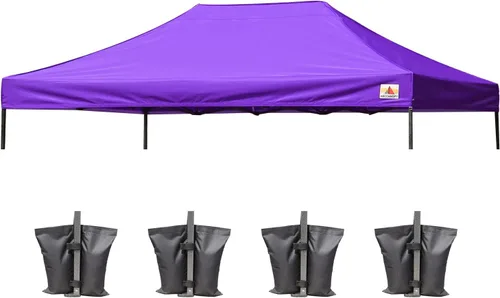 Miniatura 40 de ABCCANOPY - Toldo de repuesto para carpa desplegable (10x10 pies, beige)