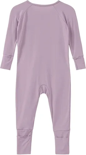 Miniatura 40 de Pijama de viscosa de bambú sin pies para niños y niñas, pijamas con cremallera para dormir y jugar, mameluco - 0-24 meses