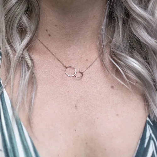 Miniatura 5 de Collar de regalo para mujeres y niñas, colgante de joyería moderna ajustable, idea de regalo de amor para ella con tarjeta sincera, regalos de larga