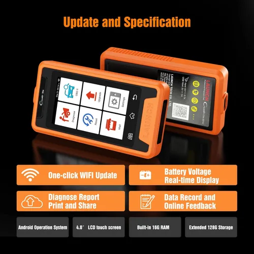 Miniatura 6 de Launch Lector de código, todos los sistemas bidireccional profesional automotriz herramienta de la exploración de diagnóstico