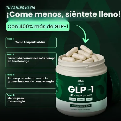 Miniatura 5 de PURE HEALTH MAX Suplemento GLP-1 definitivo para hombres y mujeres, probiótico Akkermansia - Suplementos naturales de GLP1 120 tabletas