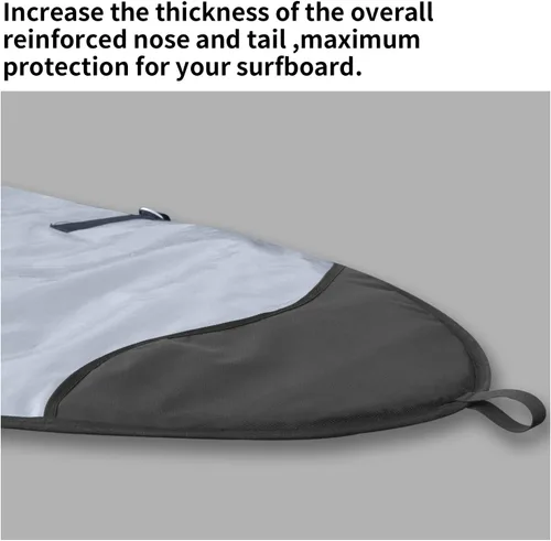 Miniatura 7 de Funda para tabla de surf y bolsa de almacenamiento para tabla de surf para viajes al aire libre, bolsa para tabla de surf de 5'0"-9'10", máxima