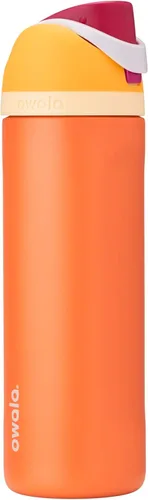 Miniatura 49 de Owala FreeSip - Botella de agua aislada de acero inoxidable con popote, botella de agua deportiva sin BPA, ideal para viajes, 32 onzas, verde putting