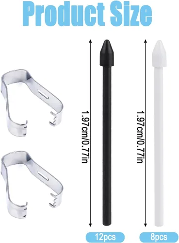 Miniatura 2 de 20 puntas de repuesto para Samsung Pen, kit de puntas Stylu para Samsung Galaxy Tab S6 Lite/S7 FE/S8 Ultra/S8+ Plus/S8/S9+ Plus/S9 FE+ Plus/S9