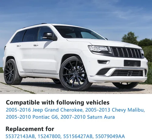 Miniatura 3 de Kit de reemplazo de boquillas de limpiaparabrisas delantero compatible con Dodge RAM 1500 2500, Grand Cherokee, Patriot, Charger y más. Boquillas