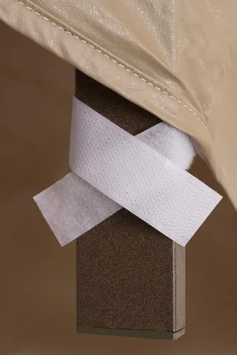 Miniatura 5 de Protective Covers Juego de mesa de patio resistente a la intemperie y funda para silla de respaldo alto, 60 pulgadas, mesa redonda, color marrón