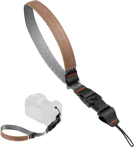 K&F CONCEPT Correa de muñeca para fotógrafos, correa de mano ajustable de nailon para cámara, compatible con cámara Sony Canon Nikon Fuji DSLR SLR