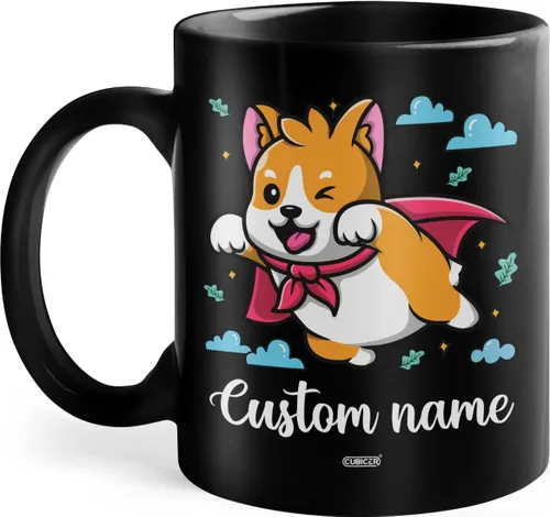 Miniatura 29 de CUBICER Taza de café de cerámica negra personalizada, tazas de béisbol para mamá, con nombre personalizado, tazas grandes, regalos de cumpleaños