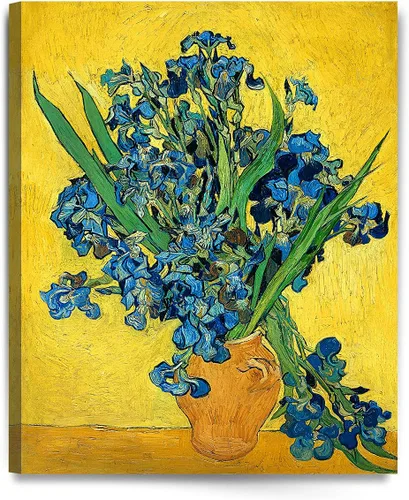 Miniatura 77 de Serie de pinturas de Vincent Van Gogh (favoritos). Reproducción de arte clásico de Van Gogh, impreso en lienzo Noche estrellada