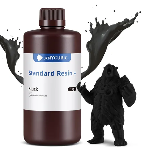 ANYCUBIC - Resina de impresora 3D estándar actualizada, resina de curado UV rápido SLA de 405 nm, fotopolímero rápido y de alta precisión para