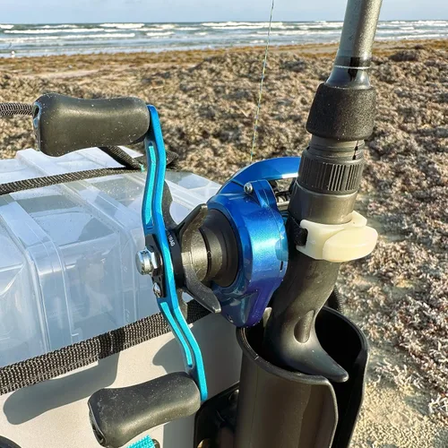 Miniatura 3 de Line Cutterz Anillo de cuchilla de cerámica patentado sin óxido, cortador de línea de pesca rápido Naranja resplandeciente y brilla en la oscuridad