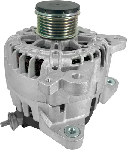 Miniatura 7 de Alternador de 12V 120A 23100-4BA0A compatible con Nissan Rogue L4 2.5L para Nissan XTrail 2.5L L4 2014-2018 6 ranuras CW ventilador interno