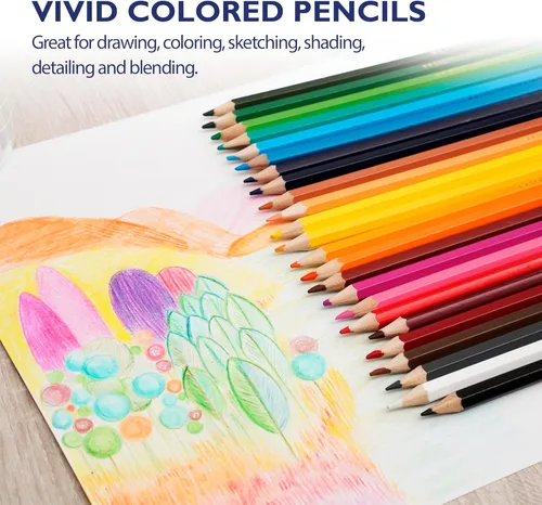 Miniatura 5 de Lápiz de 24 colores BAZIC