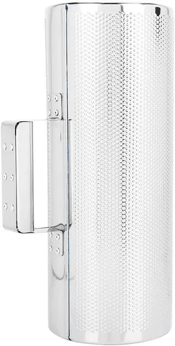 Miniatura 6 de Guiro profesional de acero inoxidable con herramienta de entrenamiento musical raspador para bandas, concierto, rendimiento escénico - plata