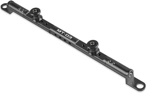 Miniatura 13 de Manillar de motocicleta Palanca de equilibrio Barra transversal GPS Soporte de teléfono para Yamaha MT03 MT-03 (color negro, tamaño: 1)
