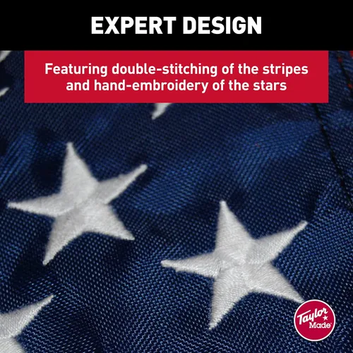 Miniatura 4 de Bandera de los Estados Unidos para barco bordada, de Taylor Made Products, con 50 estrellas