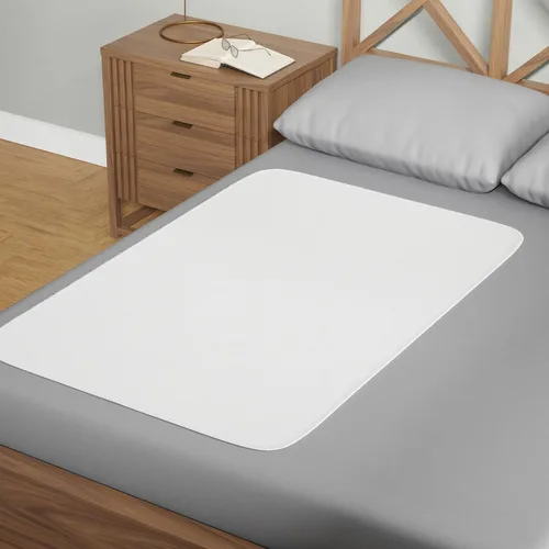 Miniatura 6 de Fresh Ideas Protector de colchón impermeable, 36 x 54 pulgadas, color blanco