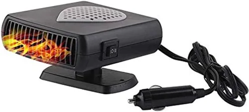 MASO Calentador de coche portátil 2 en 1 de 12 V, descongelador de coche de calentamiento rápido, ventilador de refrigeración de coche caliente y