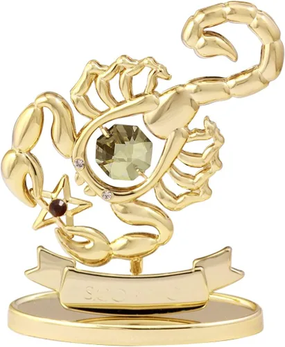 Miniatura 38 de CRYSTOCRAFT Regalo de sagitario, adorno de constelación con cristal austriaco, adorno de cristal de signo del zodiaco, colección de decoración